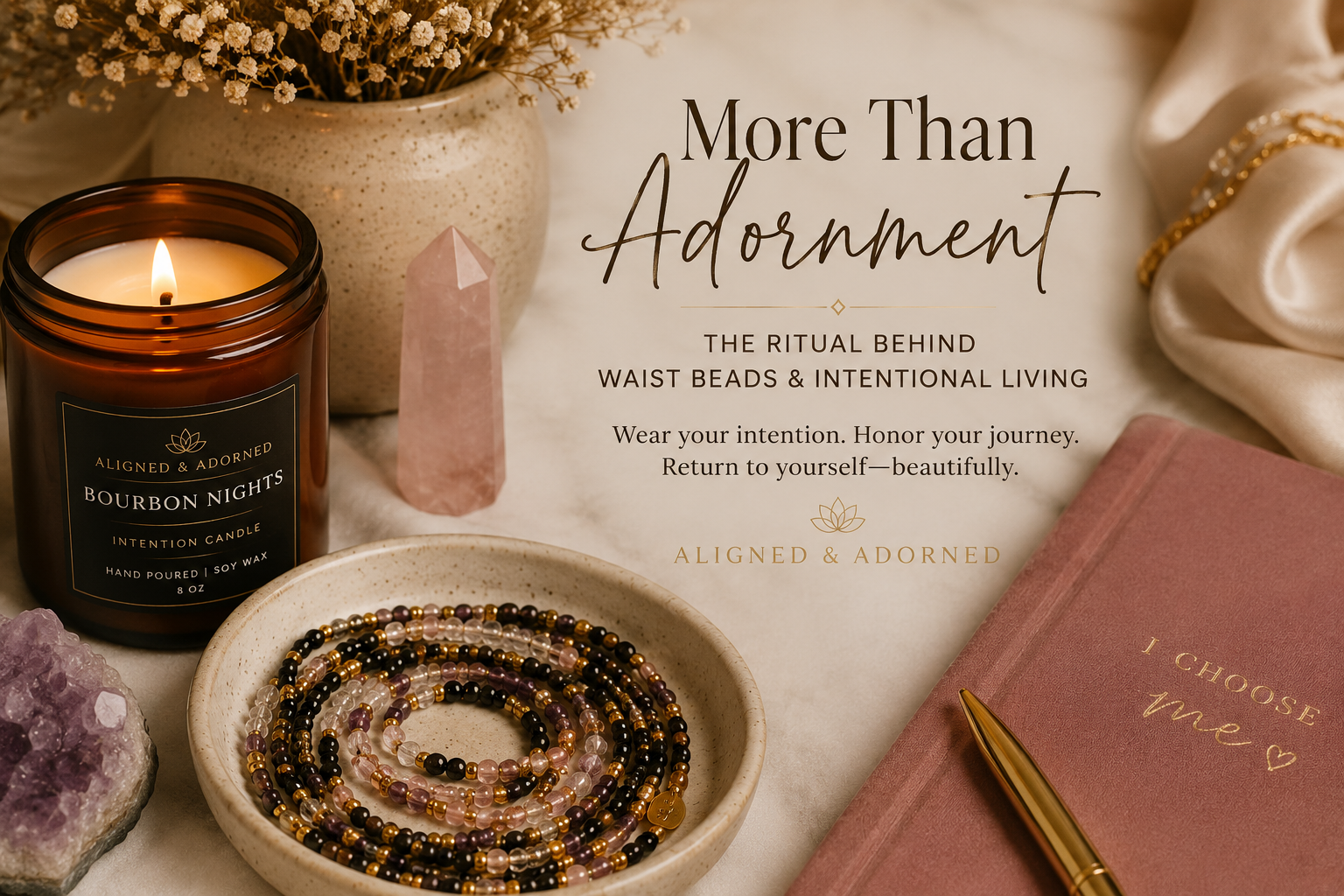 Intentional Waist Beads & Candle Rituals for Healing & Self-Love
